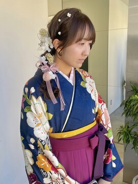 ゴウトゥデイシェアサロン 町田店(GO TODAY SHAiRE SALON) 卒業式着付け、ヘアセット
