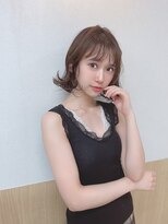 ロシェ 横浜店(loche)&nbsp;こなれ外ハネミディ×ニュアンスウェーブ[横浜駅]