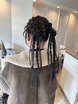 ファンド 千葉(fand) カチモリヘア/リボンアレンジ/韓国ヘア/MANAMI