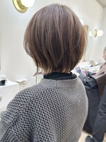 セイドット リー(Say. Ree)&nbsp;Say.ショートボブホワイトグレージュミニウルフぱっつん前髪