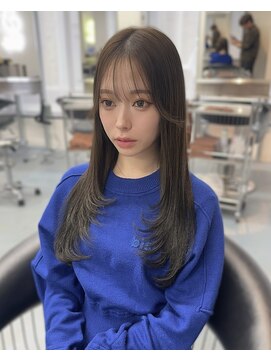 ベル(BEL) 【韓国風】20代、30代◎オリーブグレージュカラーブリーチなし