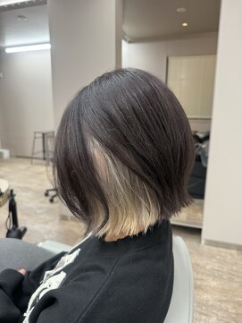 レーヴバイリコ 三軒茶屋(Reve by liko) ホワイトブロンド/インナーカラー/三軒茶屋