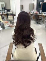 ハピネス クローバー 学園前店(Happiness CLOVER)&nbsp;カシスレッドカラー　くびれ巻き　韓国レイヤー