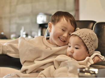 リム メンズヘア(LIM men's hair)の写真/【親子で過ごせる貸切空間】「子どもと一緒に通えるサロンが見つからない」そんなお悩みをお持ちの方へ。