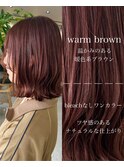 【ブリーチなしワンカラー】ウォームブラウン