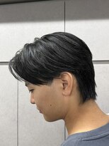 ニコ トウキョウ ロジック(nico TOKYO Logic)&nbsp;メンズセンターパートニュアンスパーマアップバング