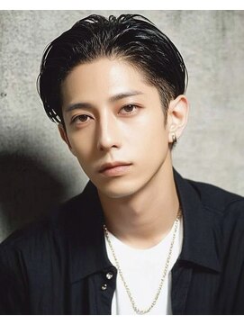 オンク 新宿(onk) 黒髪/グレーベージュ/レイヤーロング/前髪パーマ[新宿駅]