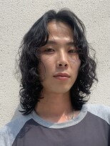 フィフス トウキョウ (fifth TOKYO) 渋谷ツイストスパイラルパーマメンズカットメンズミディアムボブ