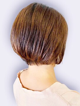 ブロッサム 上尾店(Blossom) ブリーチなし◎冬の暖色カラー髪質改善ツヤ髪ボブ