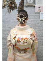 マナミメイク(manami make)&nbsp;シニヨンヘア