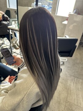 スキル 石岡(SKILL) バレイヤージュ風/髪質改善