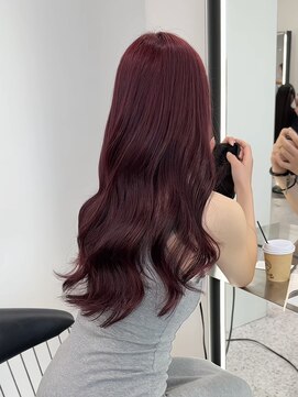 ジュイル ハラジュク(JEWIL HARAJUKU) 10代20代30代ブリーチなしボルドーカラー