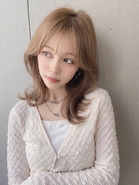 ジーナ 名駅(XENA.) ハイトーンブリーチ/韓国風/ケアブリーチ/姫カットレイヤー★32