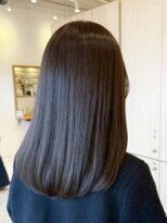 リエットヘアー 杢左店(Lie-et. hair)&nbsp;暗髪でも重く見えないナチュラルな艶ストレート
