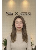 ヴィラ アンド テラス(Villa X terrace) 髪質改善/縮毛矯正/酸性ストレート/ヘッドスパ/白髪染め