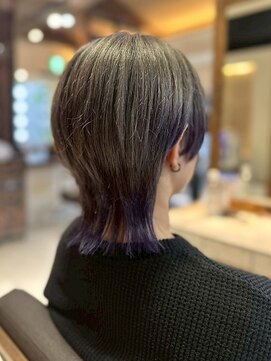 ヘアリゾート粋 ティガ 池袋店(tiga) 透明感アッシュグレー/レイヤーカット/ショートウルフ