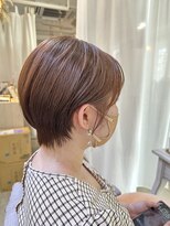 アミュー(amiu)&nbsp;コンパクトピンクベージュショート