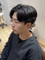 レーヴ(Reve)&nbsp;MEN'S HAIR/ニュアンスパーマ/リバースセンターパート/目黒/品川