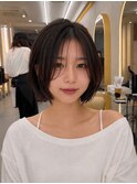 まとまる大人のレイヤーボブ/ショートボブ/地毛風縮毛矯正