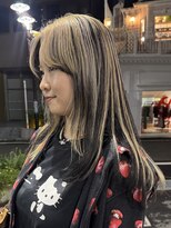 ナループロアポンテ(Nalu pu loa PONTE)&nbsp;ロングレイヤーブリーチデザインカラーアンブレラぬきっぱなし
