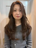 カミエ(kamie)&nbsp;透明感あるブラウンロング × 上質なツヤ感