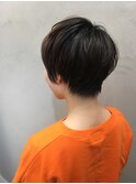 大人可愛い丸みショート