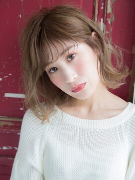 サロン ド テール(salon de TERRE) ハイトーンウェーブミディ【TERRE/千駄ヶ谷・北参道】