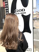 ゴッド ヘアーアンドメイク 高崎西口店(GOD Hair & Make) 透け感ベージュ