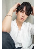 オースティン 門前仲町(AUSTIN)&nbsp;ツイストパーマ七三オールバックマッシュウルフスリークショート