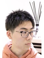 ヨシザワインク プレミアム 築地店(YOSHIZAWA Inc. PREMIUM)&nbsp;就活ツーブロアップバンク刈り上げ束感ショートスタイル学生