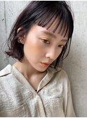 【志岐英恵】 2021 プツッと前髪春ボブ◎◎