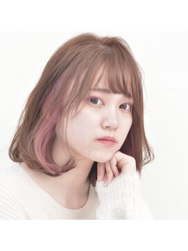 ドルセ(Dulce) 【Dulce】ボブ×インナーカラーピンク