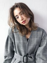 アイティー バイ アルバム 中野店(IT by ALBUM) ロブレイヤー_くびれミディイヤリングカラー_28340