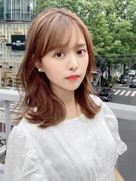 コア 銀座(COA) マロンベージュ/Aラインボブ/かきあげバング[銀座]