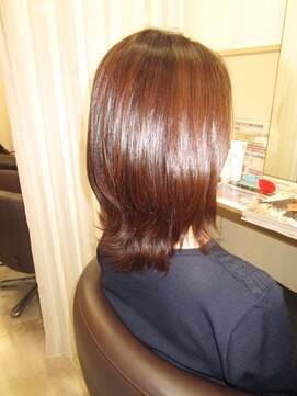 コアフィールフィス(COIFFURE fils) 《見附　今町》M3D酸熱トリートメント　外はねひし形ミディアム