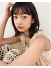 前髪カット+カラーリング￥8800　[千葉]