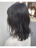 アッシュグレー_クールショート ピンクグレージュ ボブルフ