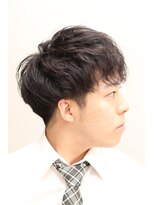 ヘアーアンドグルーミング ヨシザワインク(HAIR&GROOMING YOSHIZAWA Inc.)&nbsp;ビジネスツイストスパイラルパーマツーブロックメンズショート