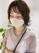 コフィー バイ メルト 吉祥寺(cofy by melt)&nbsp;【三ツ井純】20代30代シースルー前髪パーマ オン眉 外ハネパーマ