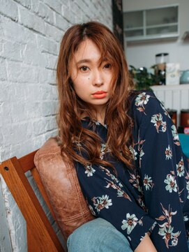 ヘアサロン レア 高崎(Lea) ガーリーロングレイヤースタイルLea高崎