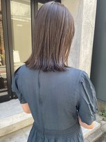 コフィー バイ メルト 吉祥寺(cofy by melt)&nbsp;【松本咲花】外ハネ切りっぱなしボブ　ニュアンスカラーか