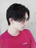 アルファ 新宿(alpha)&nbsp;サーフカール/ 刈り上げセンターパート/ブルーブラック[新宿駅]