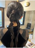 ヘアセット　ヘアピン　結婚式/同窓会