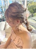 【hairLux石原霞】結婚式憧れのシンデレラミルクティーベージュ