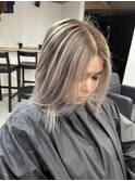 #黒髪#ボブルフ#ネビージュ#小顔#ワンレン