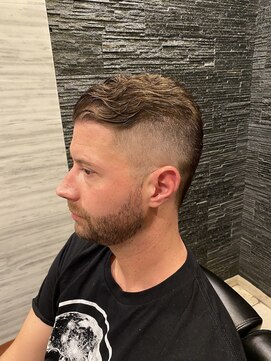 プレミアムバーバー 原宿店(PREMIUM BARBER produce by HIRO GINZA) バーバースタイル×フェード×オールバック