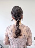 Emma  ecole パーティヘアセット×編み下ろしアレンジ by 久保