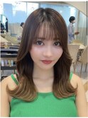 韓国くびれレイヤーカット 顔周り 前髪カット 髪質改善 【仙台】