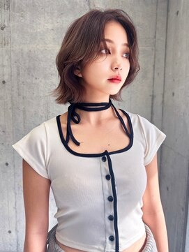 ロンド ラマ 岐阜(Lond bla-ma) シースルーバング/韓国ボブ/ボブ/ブリーチ 3