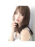 【新規】カット＋根本のリタッチカラー（＋1100でフルカラーに変更）　￥7700